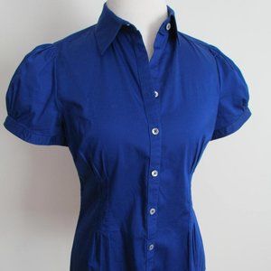 Banana Republic stretch button up blouse size L